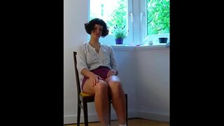 Babeh jeung Buluan jeung Pussy Buluan Ngadu Selfie Bating ka Orgasme