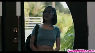 ���ेक्सी masseuse scissoring संग उनको lesbian costumer